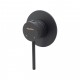 Aquatica All Pressures Circo Shower With Round Bath Spout Matte Black Set